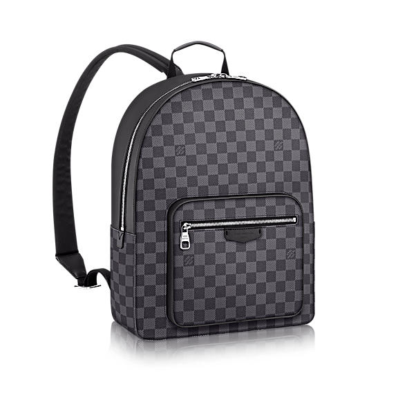 本季最in潮流单品josh lv双肩包,经典 damier graphite帆布lv背包图片