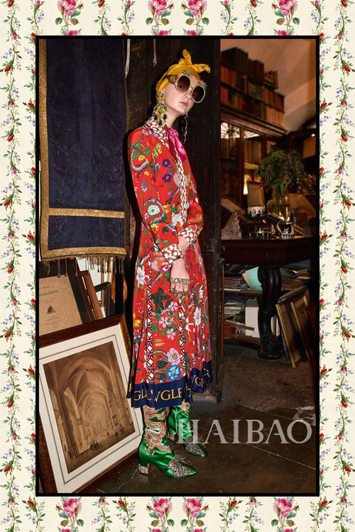 充满诗意的gucci2017早秋女装包袋时尚大片