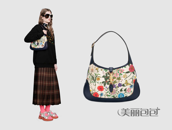 gucci包大玩荧光印花 充满春色的2019 neon flora系列