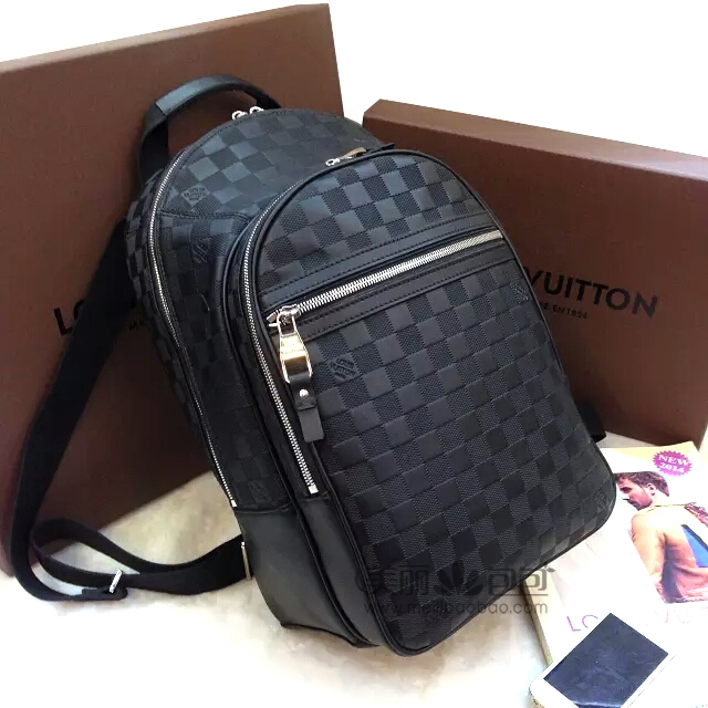 新潮休闲商务多用lv michael双肩背包n41330-美丽包包名品网