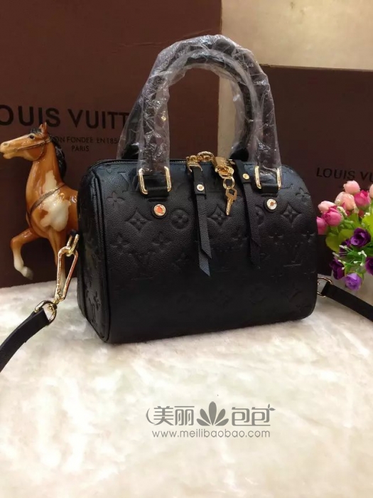 monogramempreinte原版皮革speedy25lv迷你包