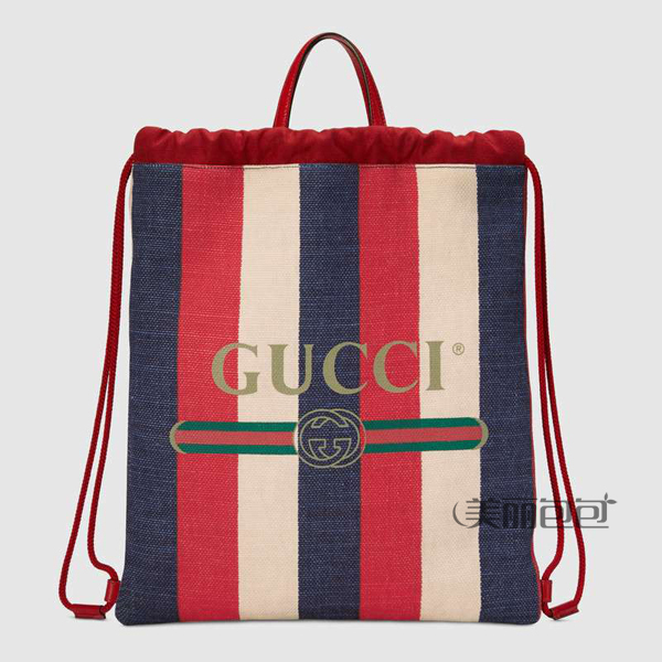 红白蓝彩色纹的gucci baiadera包包款式大全