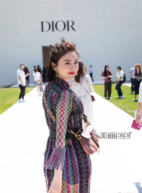 巴黎Dior高订秀的景田 这次穿的好惊艳
