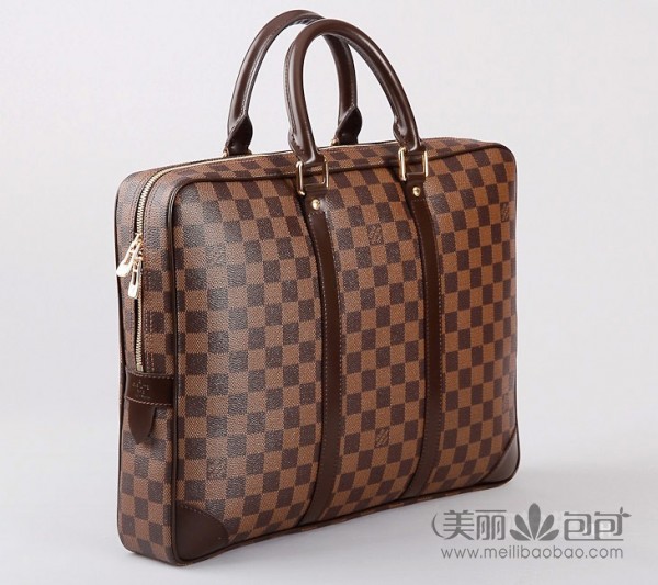 Louis Vuitton Porte Documents Voyage Damier Ebene N41124