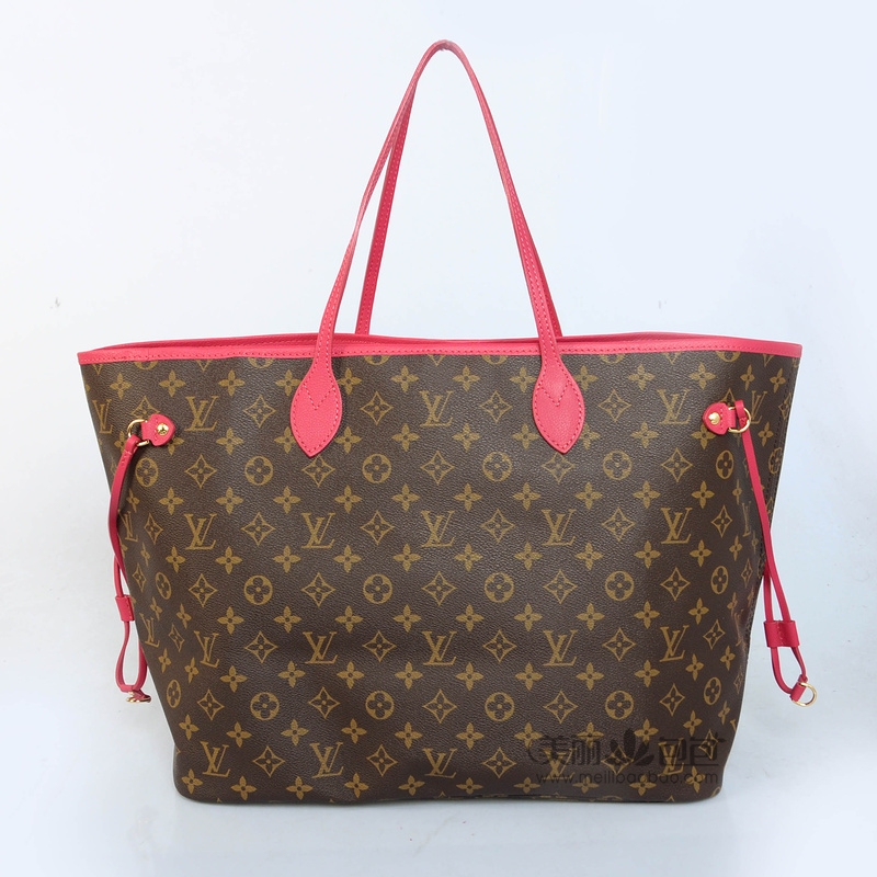 全新印字款Neverfull lv妈咪包 经典Monogram老花手袋M40876 M40940
