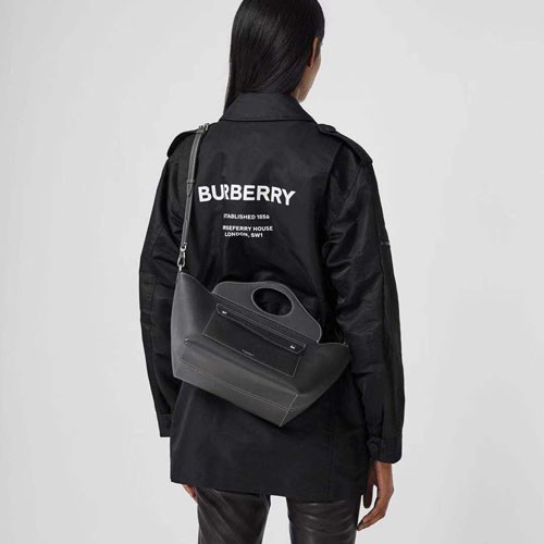 burberry pocket系列新版tote女包 巴宝莉全皮口袋包