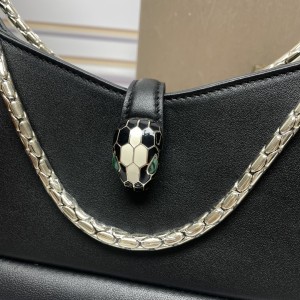 bulgari hobo小牛皮腋下包 宝格丽SERPENTI BAIA小号蛇头包293208